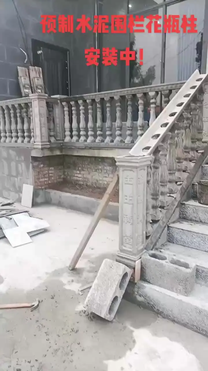 European Style Roman Column Mold, Plastic Balcony Fence Railing & Cement Casting Baluster Mold