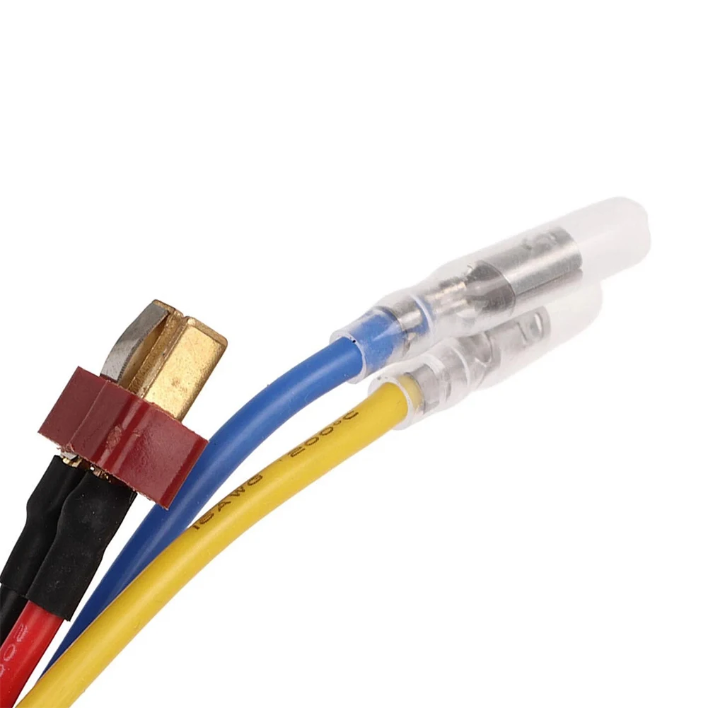 Brushed 60A ESC Waterproof Speed Control 2S-3S LiPo for 1/10 RC Cars Boat