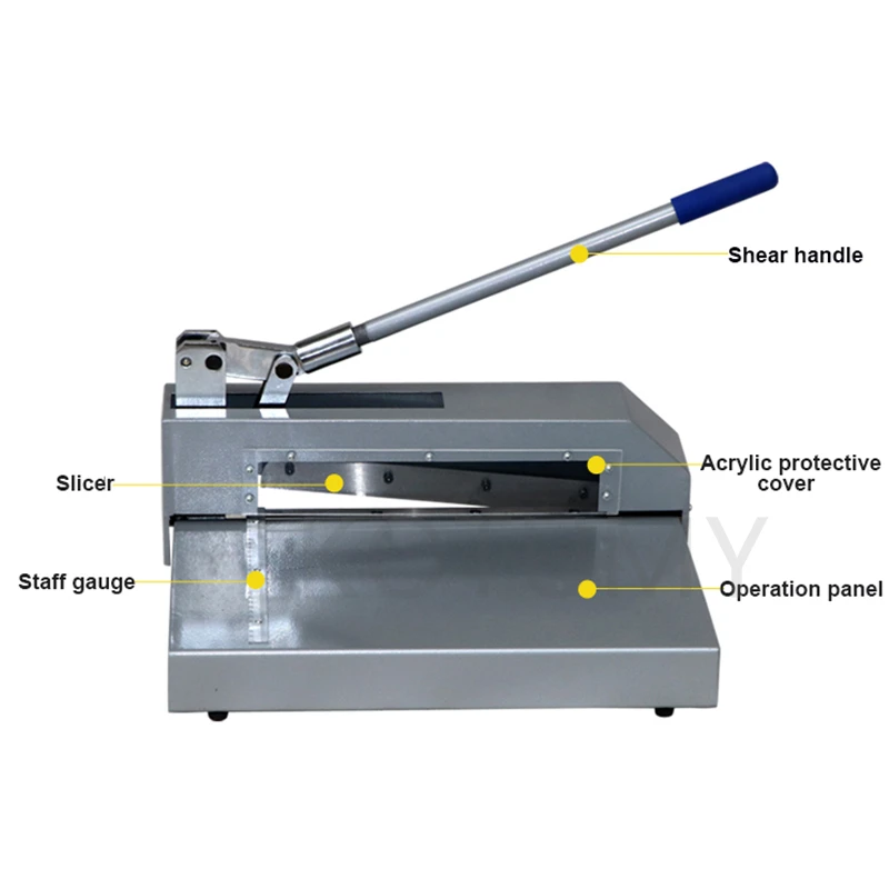 XD-322 Heavy-Duty Manual Cutting Knife Thin Aluminum Sheet Cutter Strong Shearing Machine Circuit Board Paper Scissors Cutter