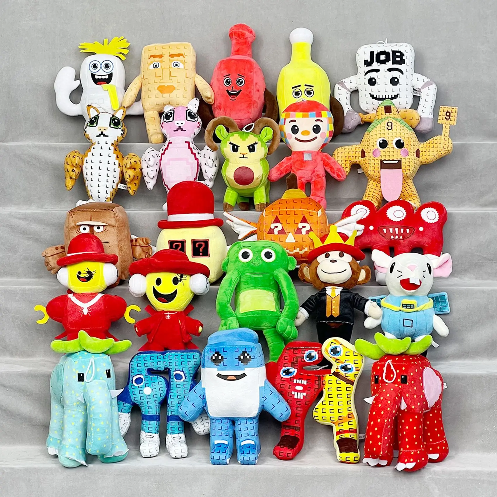 

Steal A Brainrot Plush Doll Brainrot Chair Sammy Jandel Strawberry Elephant Plushie No. 9 House Stuffed Doll Toy Gamer Fans Gift