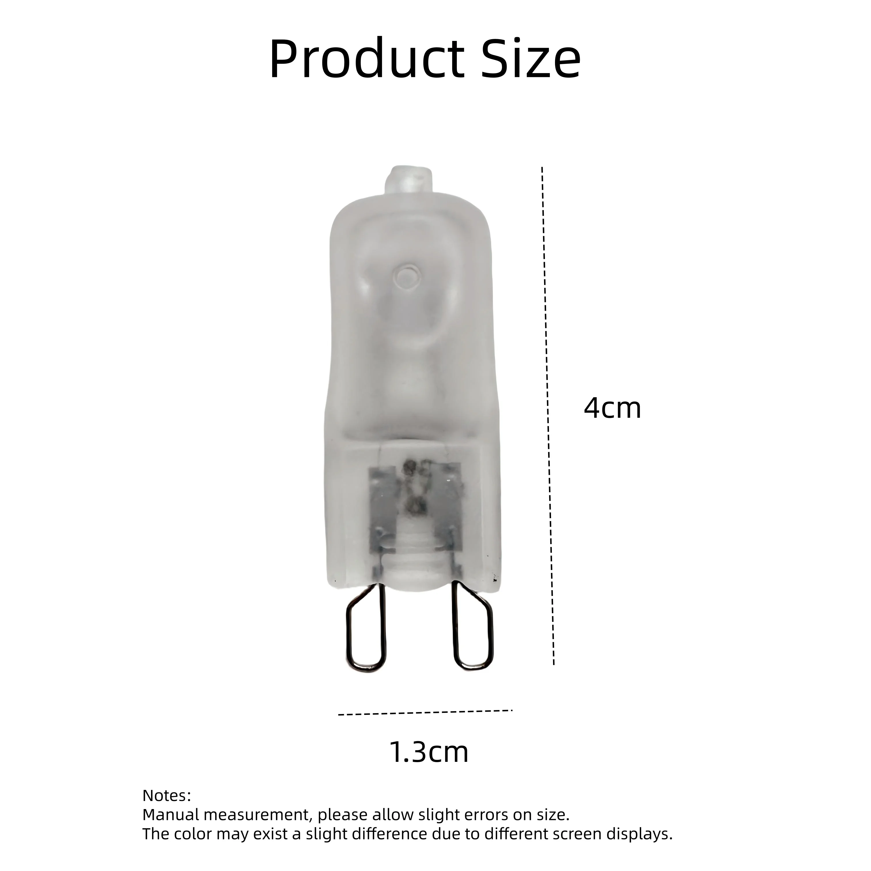 4PCS Matte Finish 230V 40W G9 Oven Light High Tempe Resistant Durable Bulb Lamp for Ovens Fans Etc. image 2