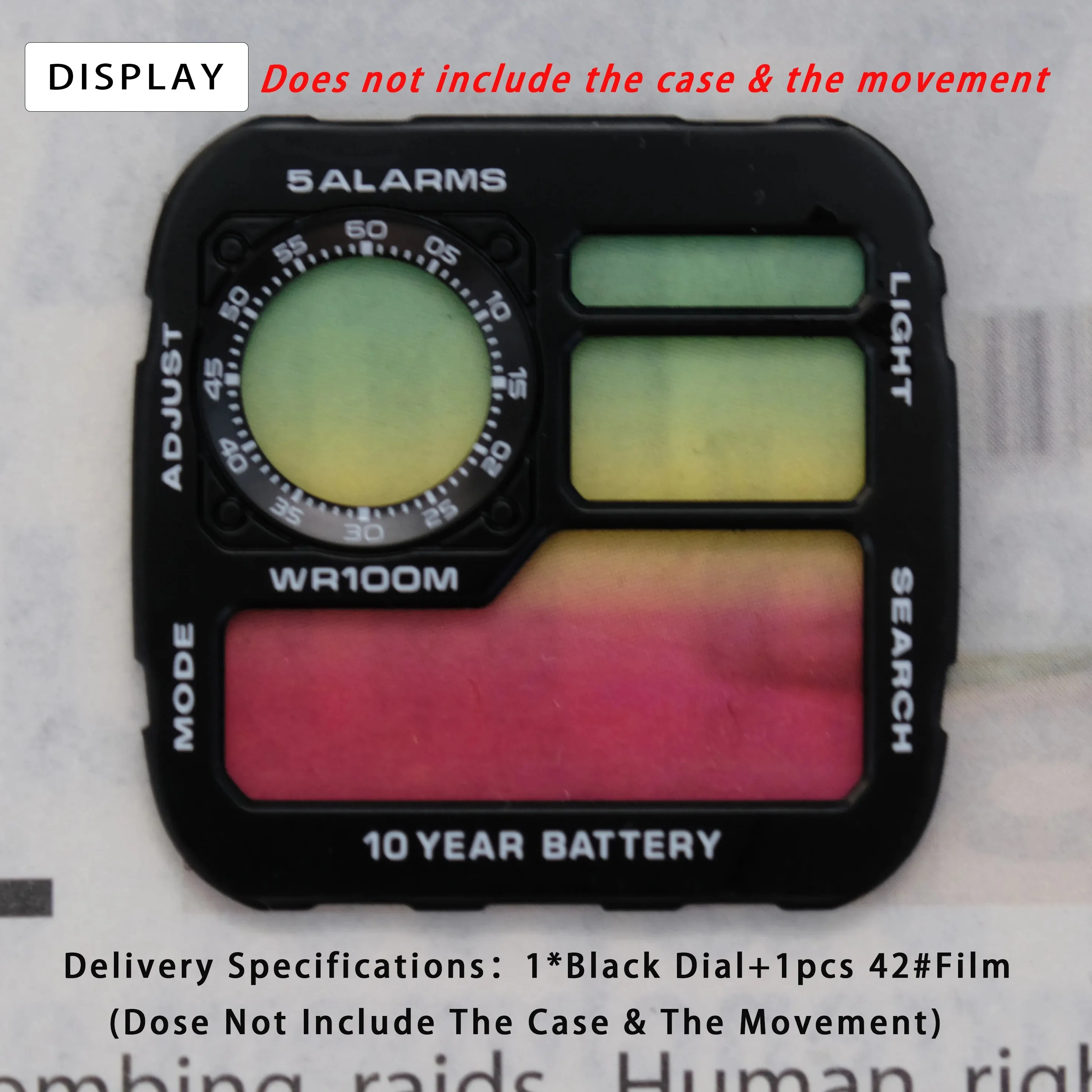 For Casio Ae1200 Dial Modification Kit 3299 Movement Ae-1200