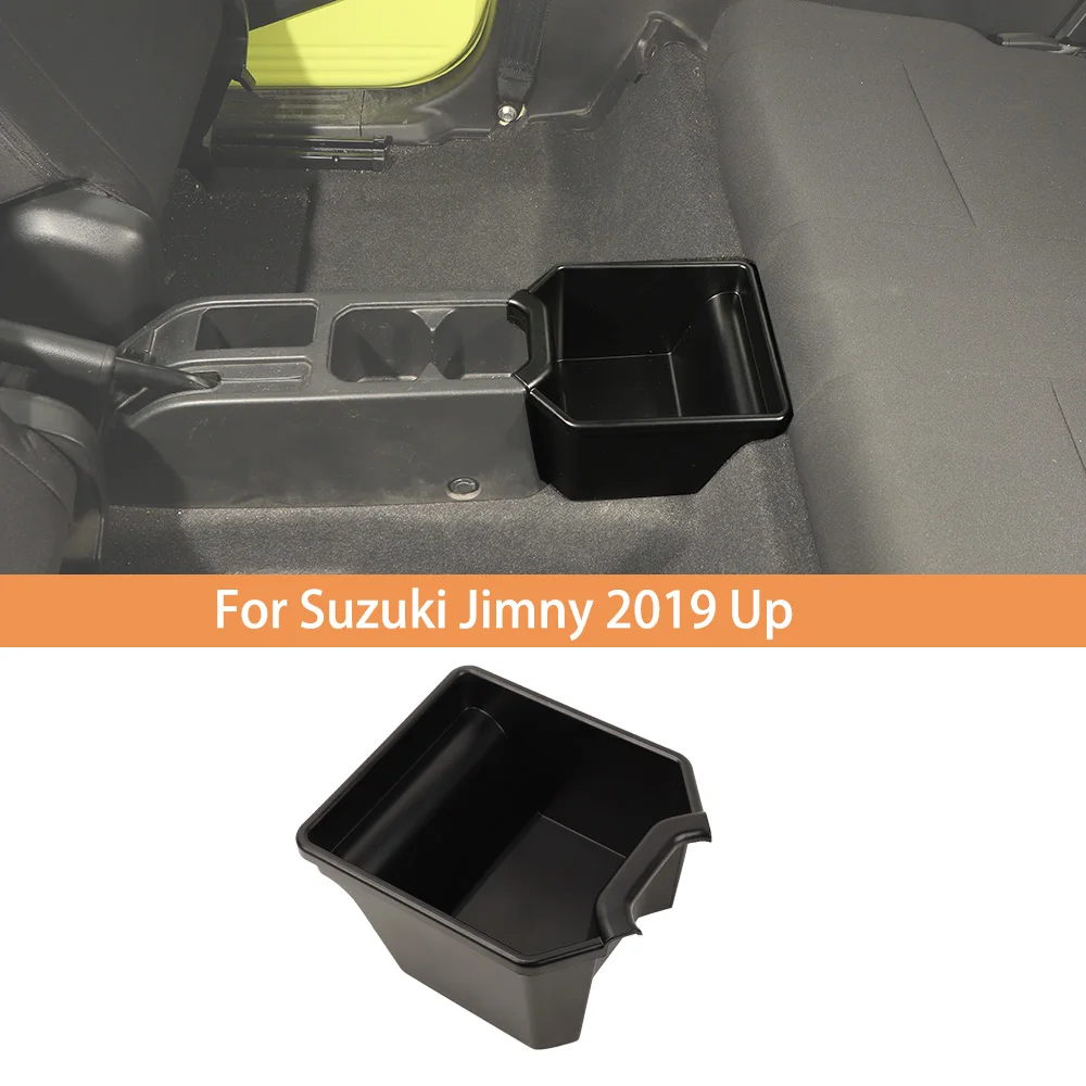 SHINEKA Car Rear Center Storage Box Organizer For Suzuki Jimny 2019 2020 2021 2022 2023 Up Interior Accessories Stowing Tidying