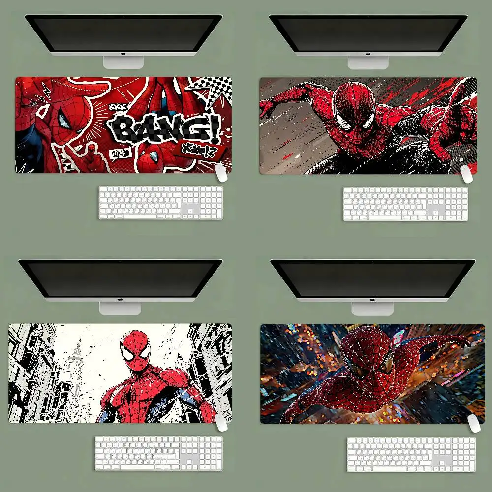 S-Spider-Mans Mouse Pad Computer Mat Deskpad Laptop Keyboard Mat Office Large Landscape Mousepad