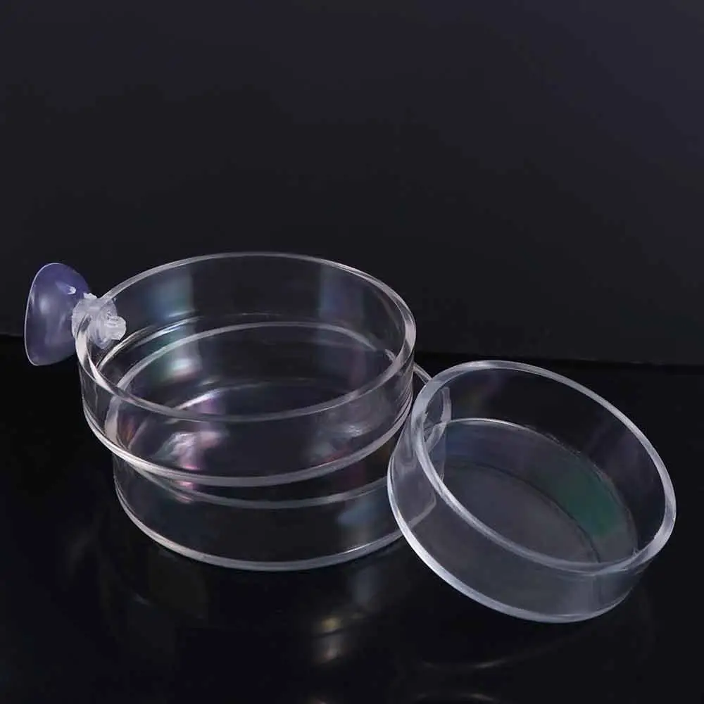 

1PC Transparent Durable Aquarium Accessories Acrylic Shrimp Food Box Fish Feeding Bowl Fish Feeding Dish Shrimp Feeder