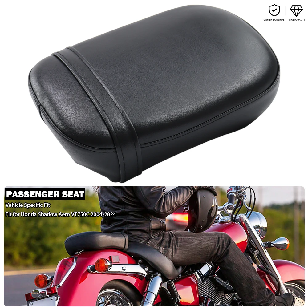 

Motorcycle Passenger Seat Rear Saddle Pillion Cushion Pad Fit For Honda VT750 Shadow Aero VT750C VT750CA VT750CE 750 2004-2024