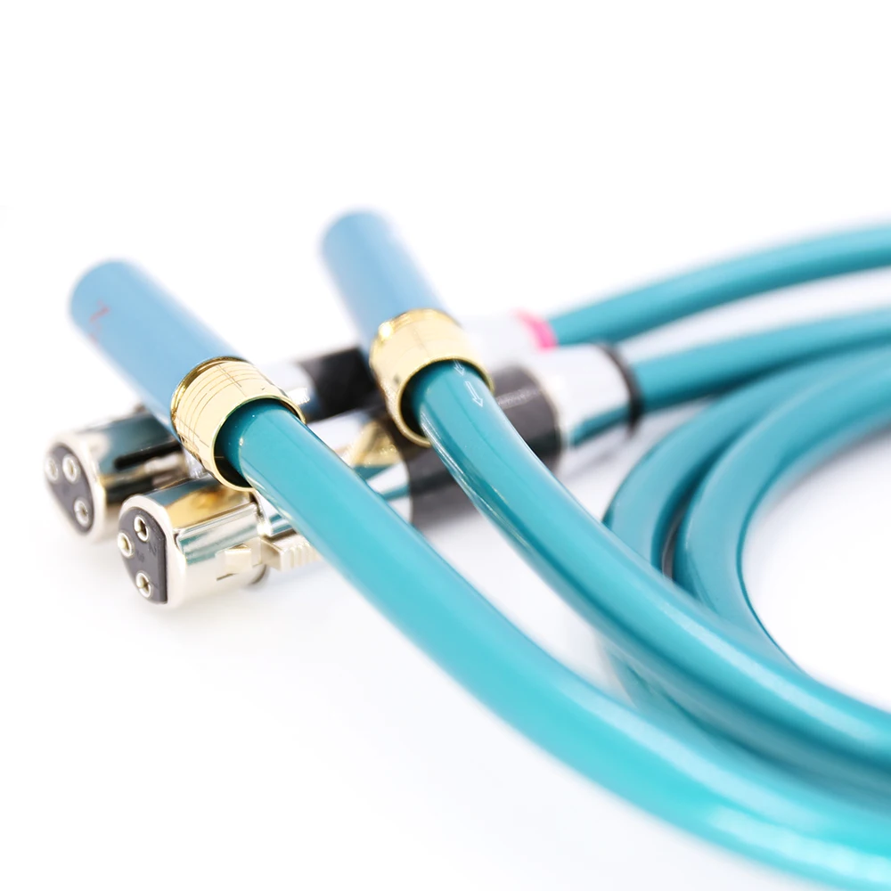 Ortofon-hifi xlr أنثى إلى rca كابل ذكر ، 1 زوج ، عالية النقاء ، occ ، 2 rca إلى 2 xlr