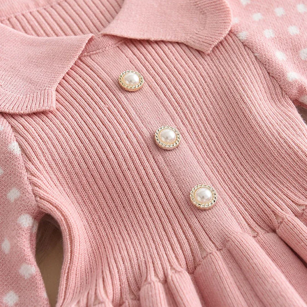 الخريف الشتاء الفتيات طويلة الأكمام لطيف ألف خط فستان الأميرة 1 قطعة 3-7 سنوات الاطفال حزب أزياء الملابس الحلوة