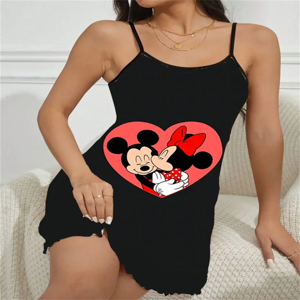 

Women Pajama Lady New Women's Pajamas Woman Trend 2024 Skirt Fantasy Nightgown Romantic Lingeries Nighty Female Underwear Mickey