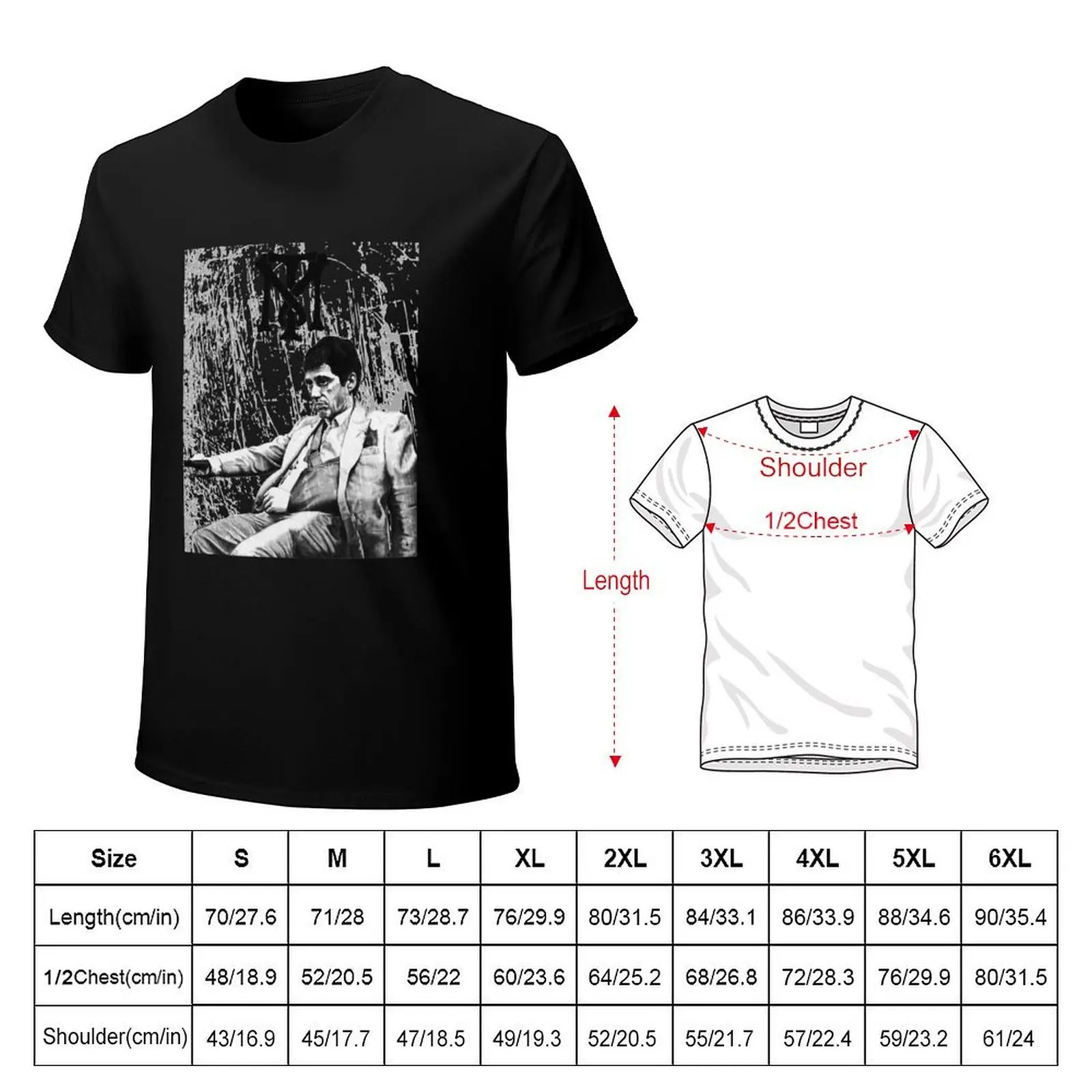 Funny Gift Scarface T-Shirt graphic shirts sports fans for a boy cute clothes shirts men graphic