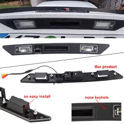 Car reverse Trunk Handle Camera for Audi A3 8V 8P 8PA 8P1 S3 V6 AIIroad Sportback Quattro Avant Facelift cabrio 2004-2013 CCD