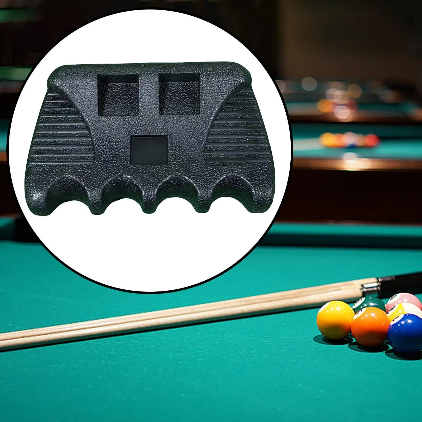 

Пластиковая подставка для бильярдных киев с утяжелением, настольный органайзер для снукерных киев с держателем для мела для бильярдной комнаты