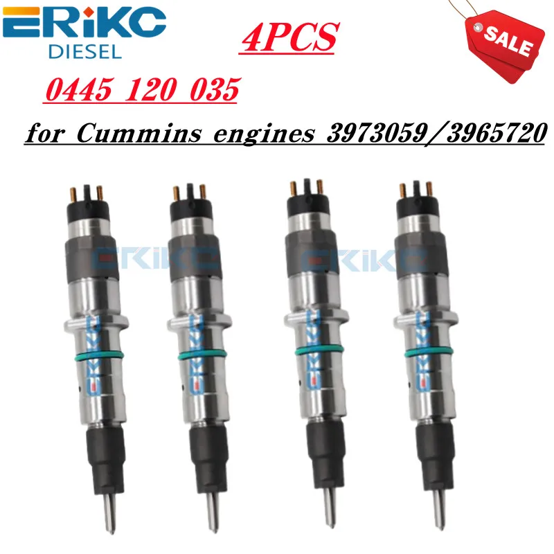 0445120035 Diesel Injector 0445120035 Common Rail Injector 0445120035 for Cummins engines 3973059 3 973 059 3965720 3 965 720