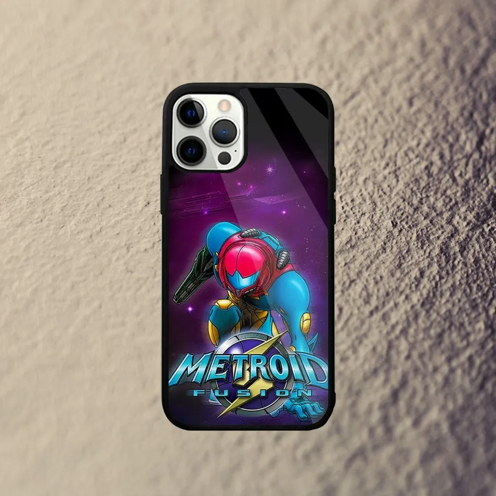 Game M-Metroid Phone Case For iPhone 15,14,13,12,11,Plus,Pro,Max Mini Magsafe Magnetic Wireless Charging