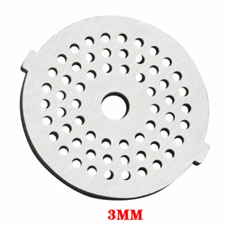 Parts Grinder Plate Bar Dining Meat Grinders Tool Kitchen Meat Plate Hole Home Household Silver 3/5/7mm Useful