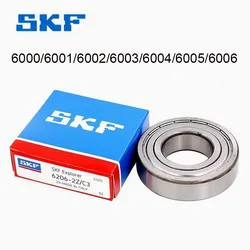 Sweden Origin SKF Bearing 2/5PCS Deep Groove Ball Bearing for Bicycle Bearing 6000 6001 6002 6003 6004 6005 6006-2Z/C3 ZZ 2RS1