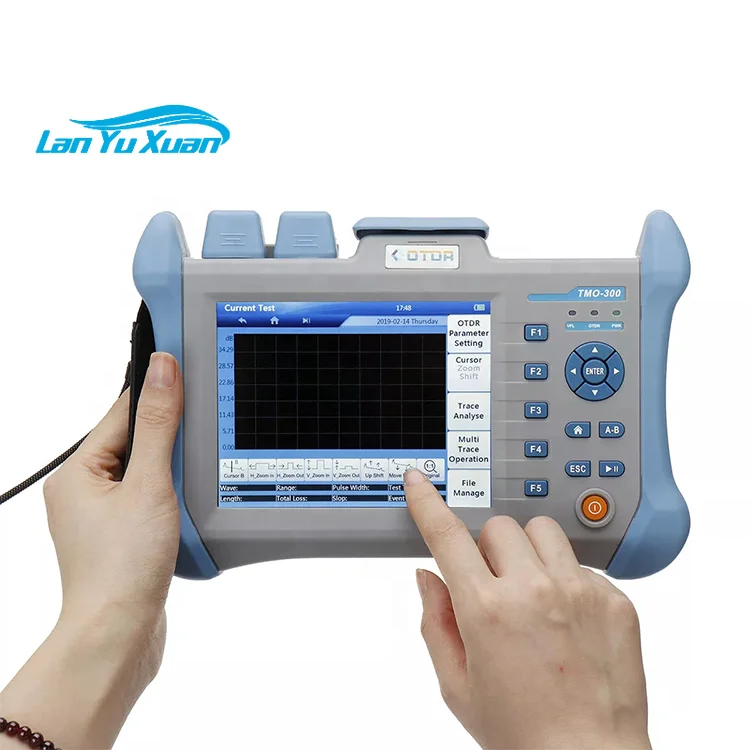 

Handheld 120KM 1310/1550nm OTDR Integrated VFL TMO-300 Touch Screen Optical Time Domain Reflectometer