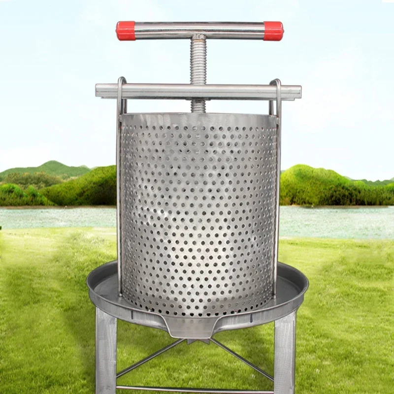 220v Electric Honey Press Machine 304 Stainless Steel Small Wax Press Household Wax Press Juicer Leaking Honey Pan