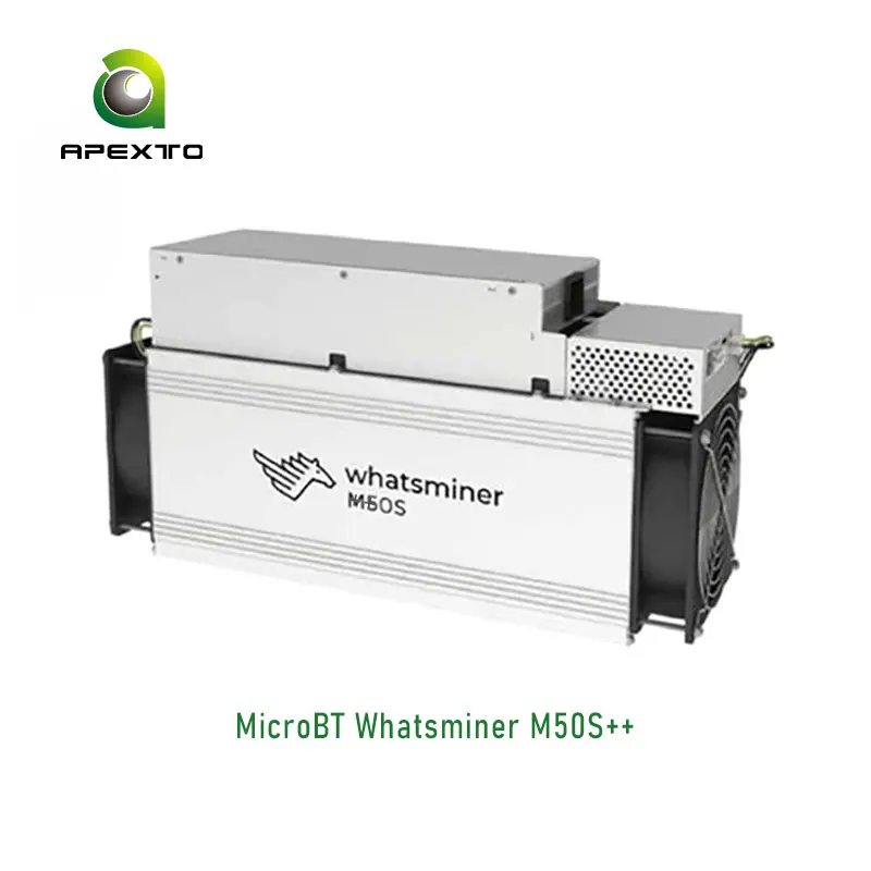 Crypto Miner Whatsminer M50S++ Bitcoin Mining Machine 150Th/s 3300W 22W/T Bit Coin BTC Blockchain Asic Hardware M50