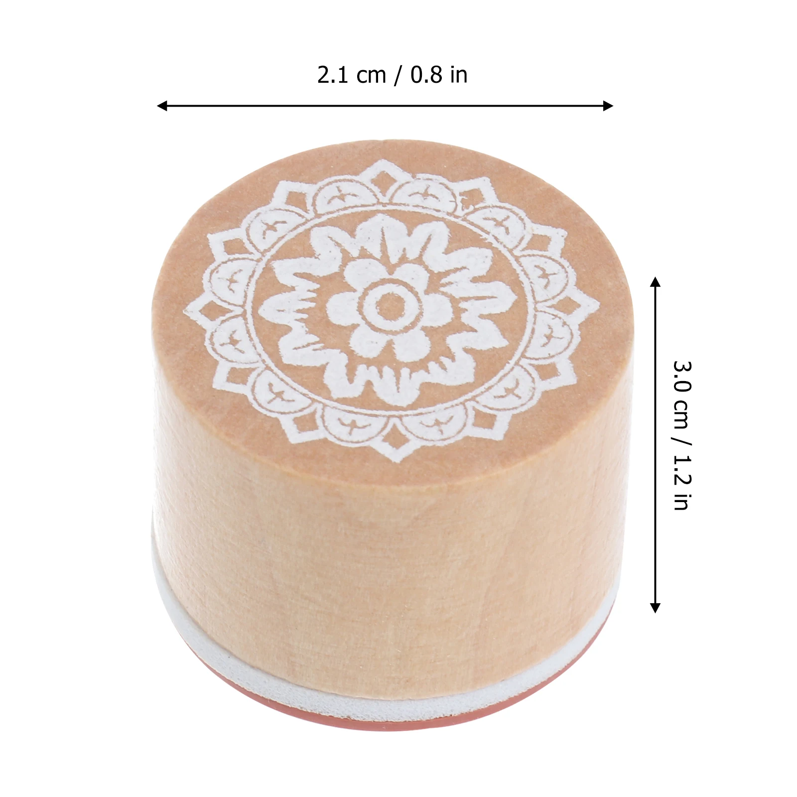 

6 Pcs Retro Pattern Seal Assorted Color Scrapbook Christmas Tight for Crafting Rubber