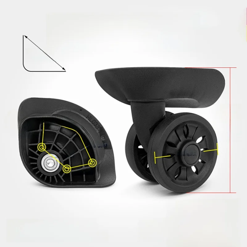 قطع غيار وإكسسوارات أمتعة nZhou A08 لإصلاح عجلة A57LH الفضية، عجلة عالمية HL033، عجلة Red Hawk LH، عجلة 043، عجلة F26 #2