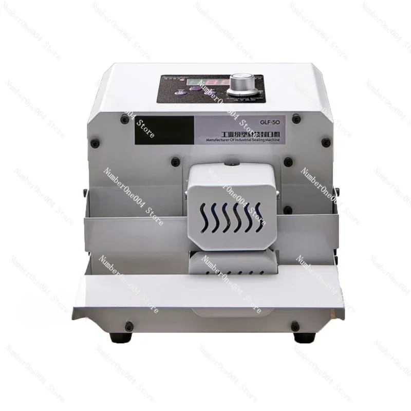 Portable Plastic Bag Sealer Roller Sealing Machine 80W GLF-50 Food Packaging Roller Sealing Machine Electric Heat Sealer