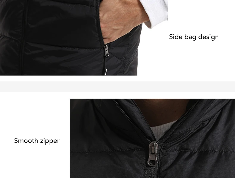 Frauen USB Infrarot 15-Zahlen-Heizweste Jacke Mode Heizwesten Winter Warm gepolsterte ärmellose Weste Thermokleidung – Detail 8