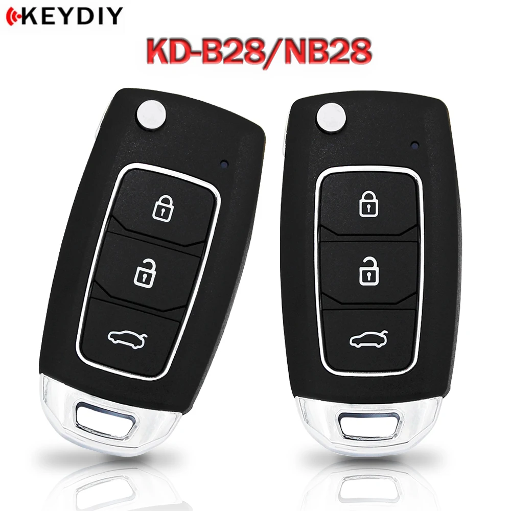 

2Pcs KEYDIY NB28 B28 3 Buttons Universal Multi-Functional Remote Key For KD-MAX/KD900/KD-X2 Key Programmer For Hyundai Style