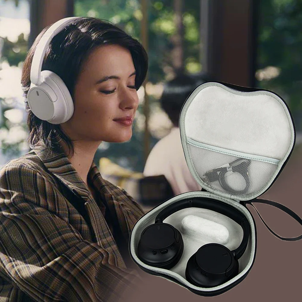 Earphone Case Headset Protective Box Travel Portable Headphone Carrying Bag