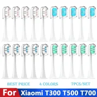 For Xiaomi Mijia T300/T500/T700 Replacement Brush Heads with Caps Sealed Package Soft Heads For Sonic Electric Toothbrushes