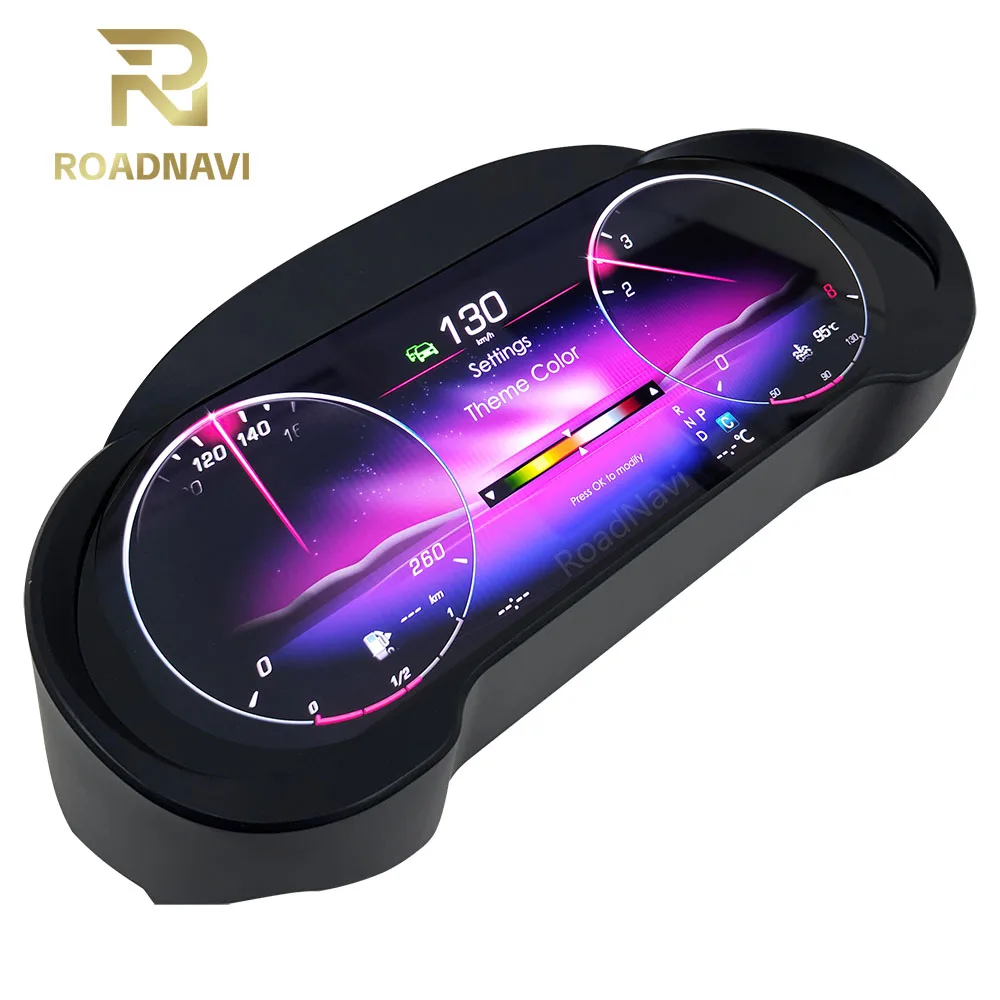 RoadNavi New Digital Speedometer Gauge Dashboard Panel for Auto Meter for Benz ML GL 2012-2015 GLC GLE GLS 2015-2019 DisplayAR