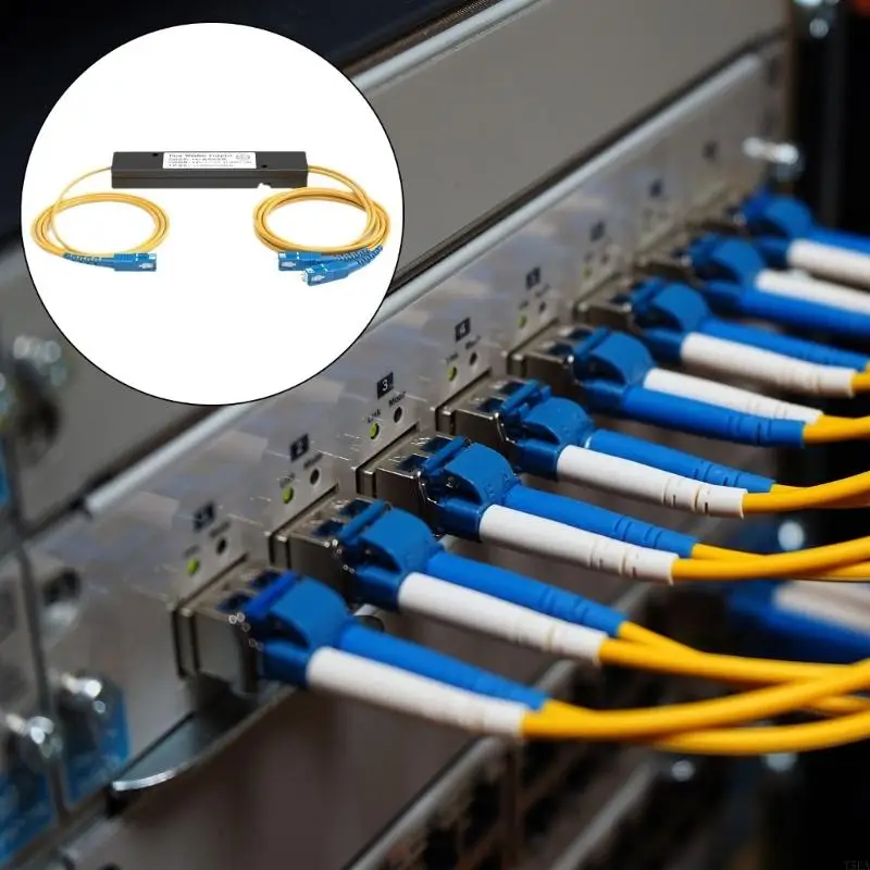 T5EA модернизирует UPC 1x2 PLC SingleMode Fiber Optical Splitter FBT Оптическое оптоволоконное сплиттер для передачи