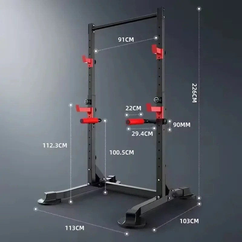 Fitness Gym Equipment Commercial Strength Training Smith Machine Gym Fitness Pull Up Station Multi Gym Space Saving Squat Rack