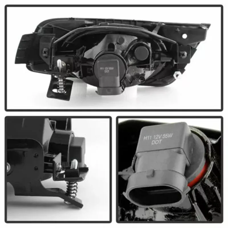 1 Set Car Front Bumper Fog Light For Honda Odyssey 2008 2009 2010 Fog Lamp Assembly With Bulb 502027
