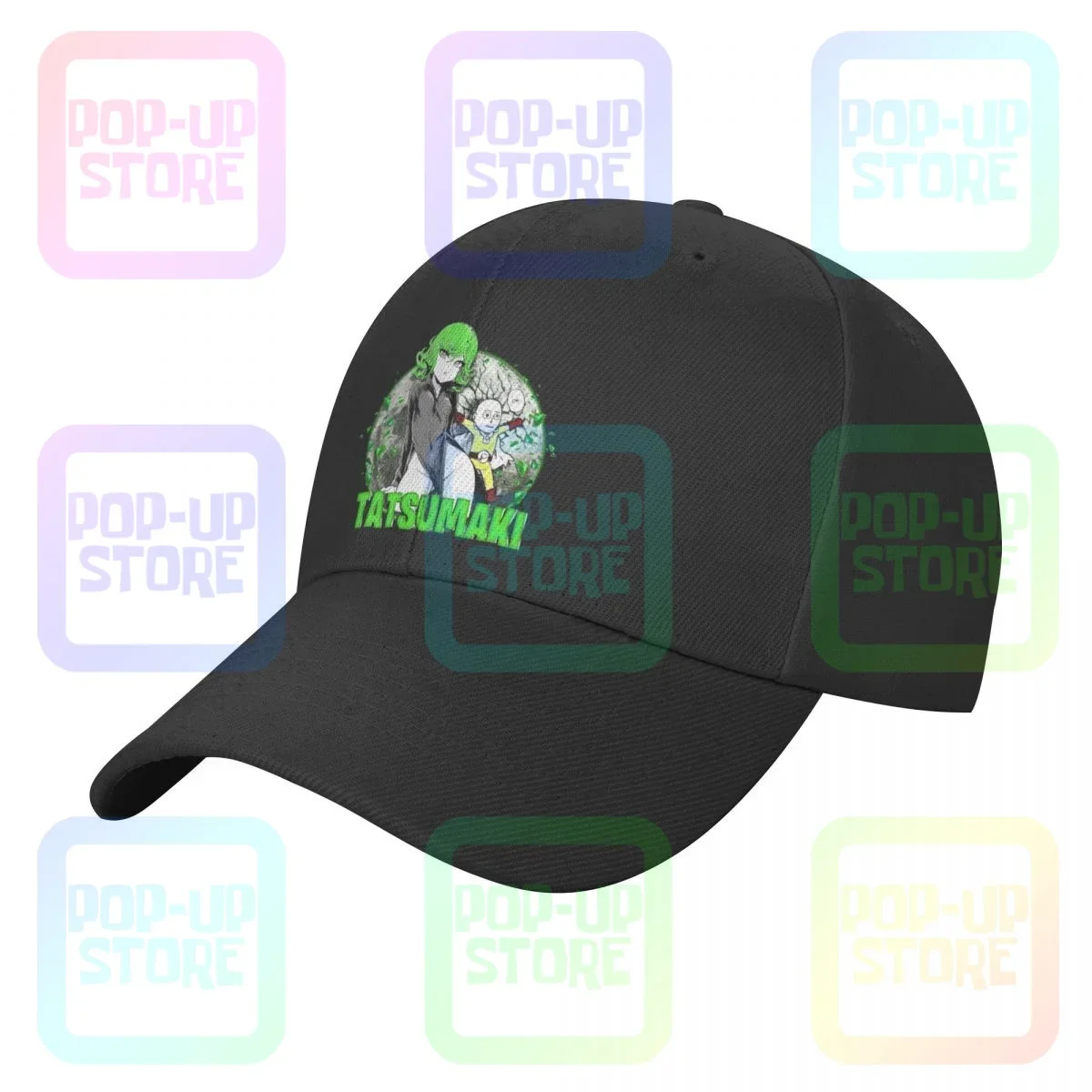 Tatsumaki One-Punch Man Baseball Cap Truck Driver Caps Unisex Splicing Streetwear