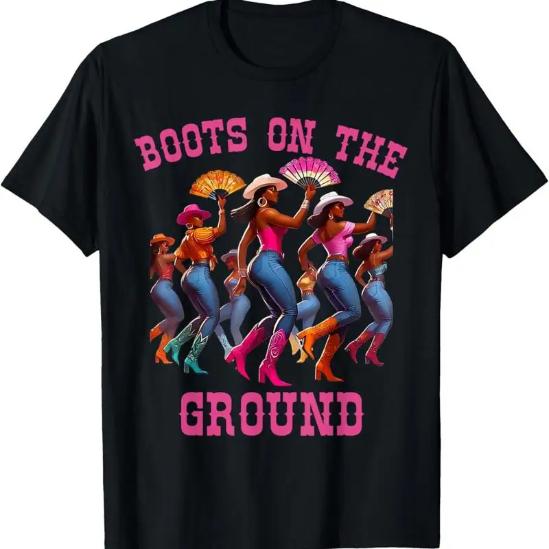 Funny Cowgirl Boots Bling Women Gift Cute Love Country Life T-Shirt