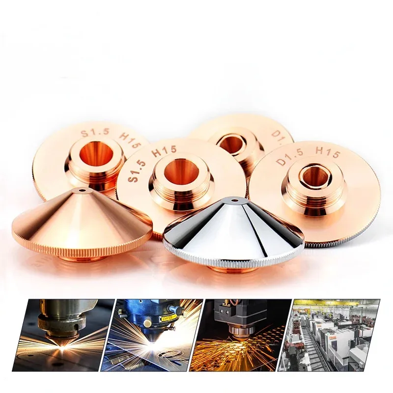 Laser Cutting Nozzle Type A D28 M11 D32 M14 H15 Single/Double Layer Caliber 0.8-6.0 Raytools Precitec WSX Laser Cutting Machine