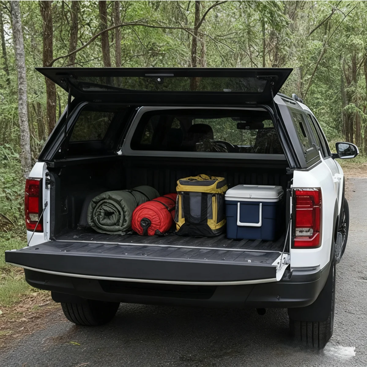 

Factory Direct OEM Waterproof Aluminum Alloy Pickup Canopy with Camping Table for TOYOTA HILUX REVO/VIGO