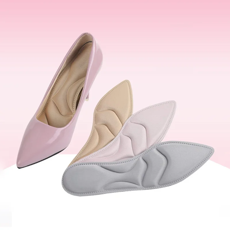 Women's high heels insole shock-absorbing and sweat absorbing thin cushioning high heels anti pain pointed pad