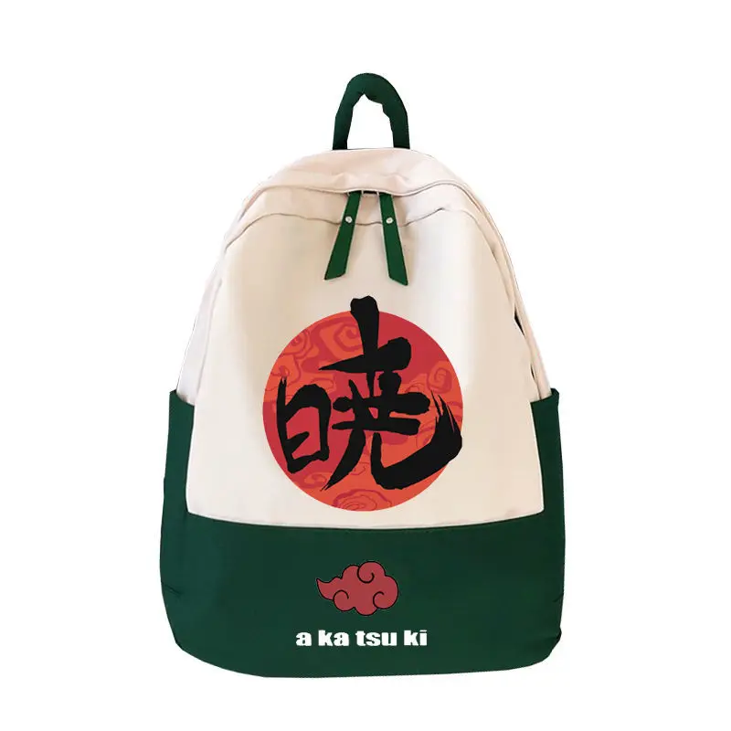 شياو تنظيم حقيبة الظهر اليابانية الإبداعية اثنين يوان حول الطلاب قماش حقيبة الظهر أزياء الهالوين في الحرم الجامعي