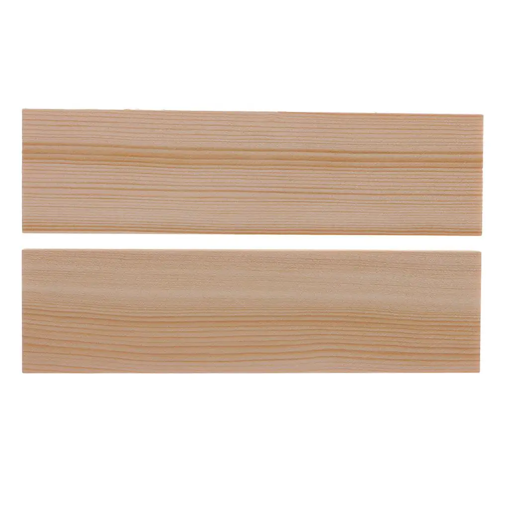 Unfinished Balsa Wood Strips Lightweight Modeling Wood Sign Blank for Creative Craft Supplies and Hobbies