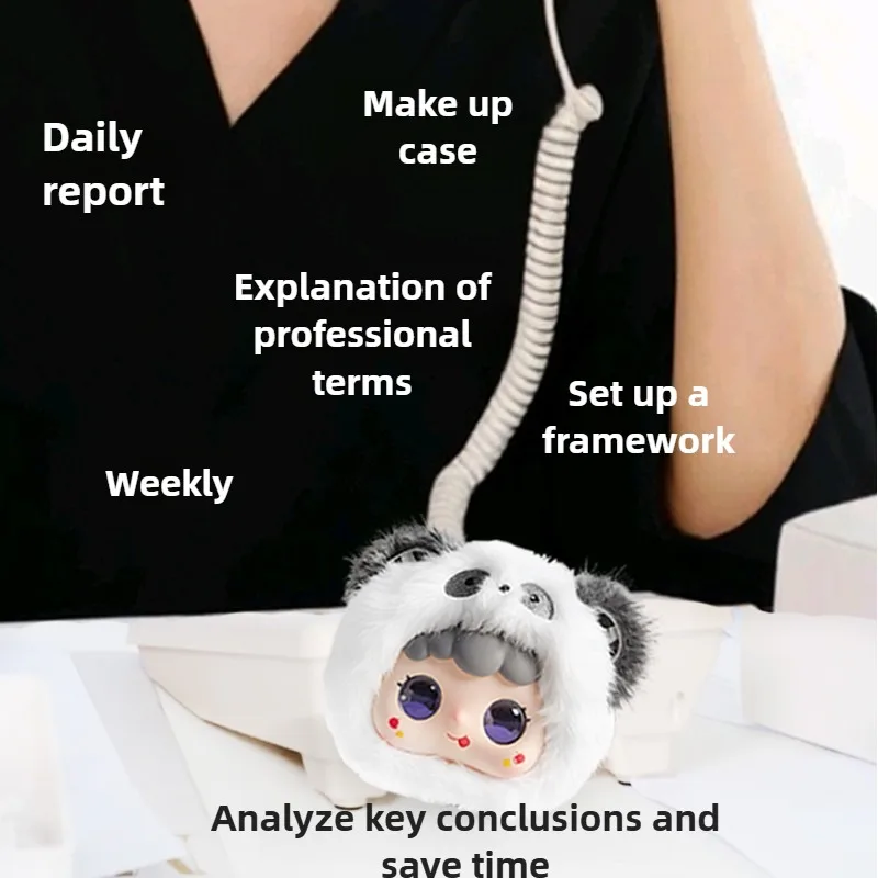 Boneka Plush Emosional AI dengan ChatGPT & Klon Suara, WiFi Bluetooth, Asisten Pembelajaran Multibahasa untuk Hadiah Anak-Anak dan Dewasa