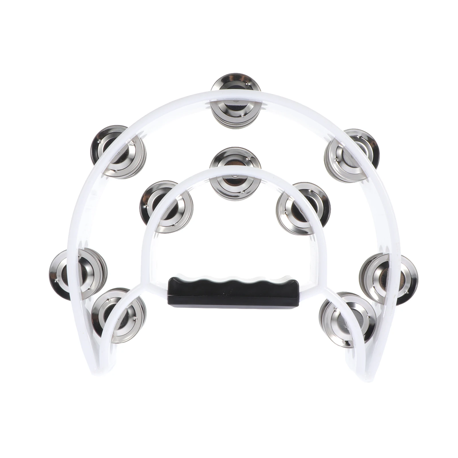 Handheld Percussion Bell Drum Bell For Kids Music Enlightenment Tambourine Instrument Safe Material Hand Eye Coordination