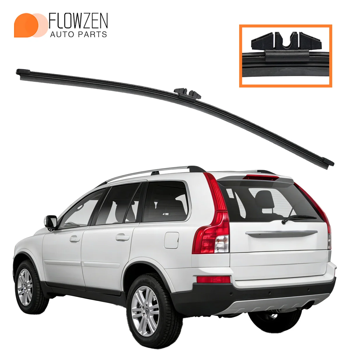 1 Stück Heckscheibenwischer Passend für Volvo XC90 2006-2011 Autoteile Heckscheibenwischerblätter Scheibenwischer-Zubehör Autoteile