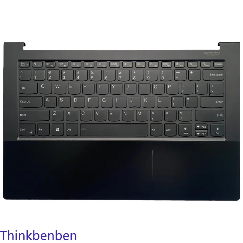 

US English Black Keyboard Upper Case Palmrest Shell Cover For Lenovo Ideapad Yoga 9 14 14ITL5 5CB1B60413