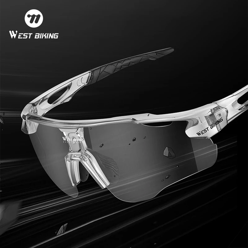 

WEST BIKING Cycling Glasses UV400 3 Lens Polarized Bicycle Sunglasses Outdoor Sports Driving Eyewear Goggles Cycling Equipment