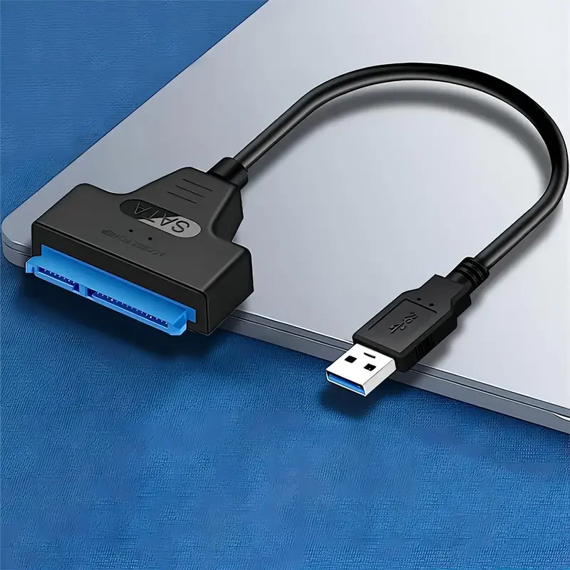 

SATA To USB 3.0 / 2.0 Cable For 2.5 Inch External HDD SSD Hard Drive SATA 3 22 Pin Adapter USB 3.0 To Sata III Cord Up to 6 Gbp