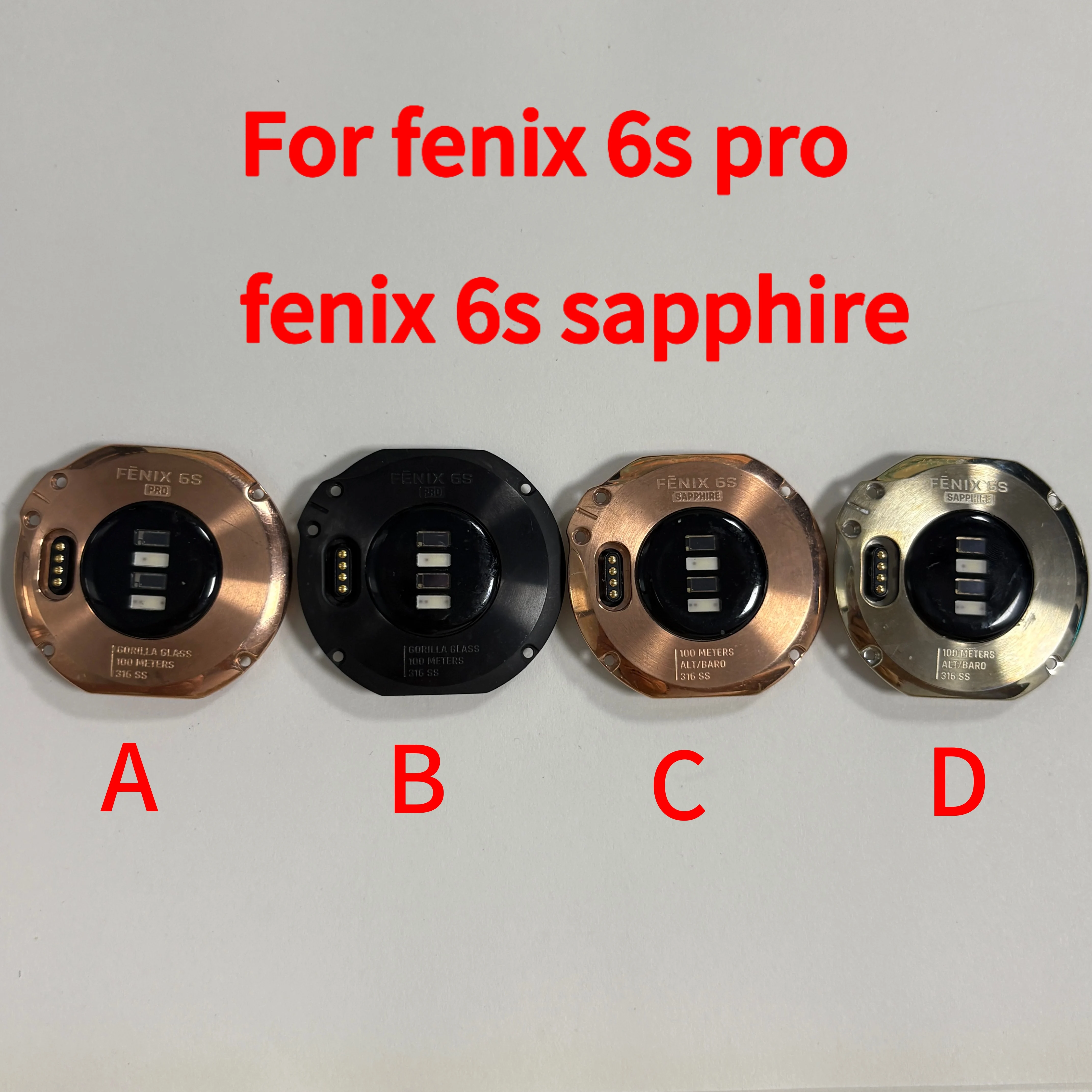 

Для GARMIN Fenix 6S Sapphire/Fenix 6s Pro задняя крышка без аккумулятора GPS ремонт ручной задний чехол Замена