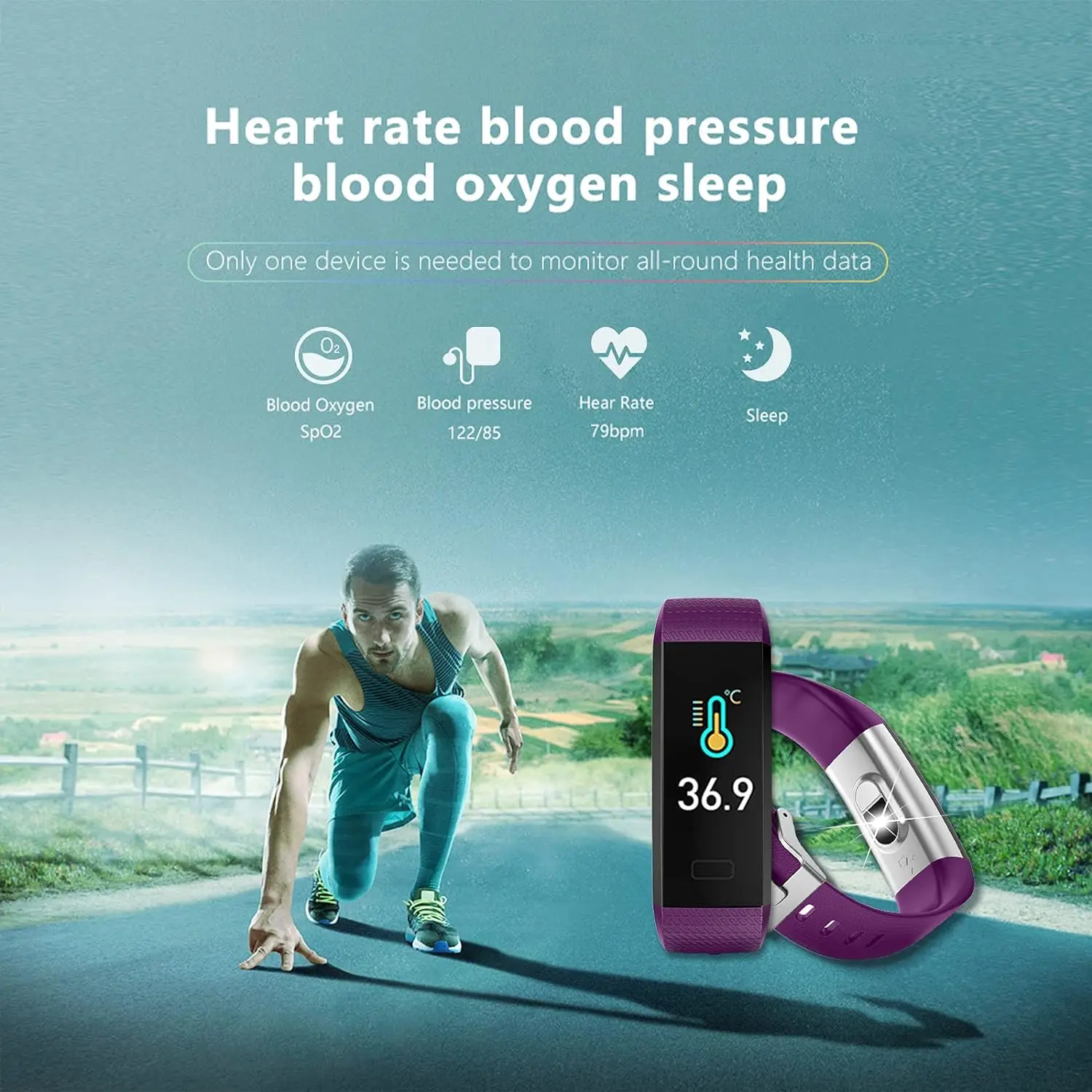 Ladies and Gentlemen Smartwatches, Fitness Wristbands, Fitness Watches, Sports Watches, Suitable for IOS Android Phones