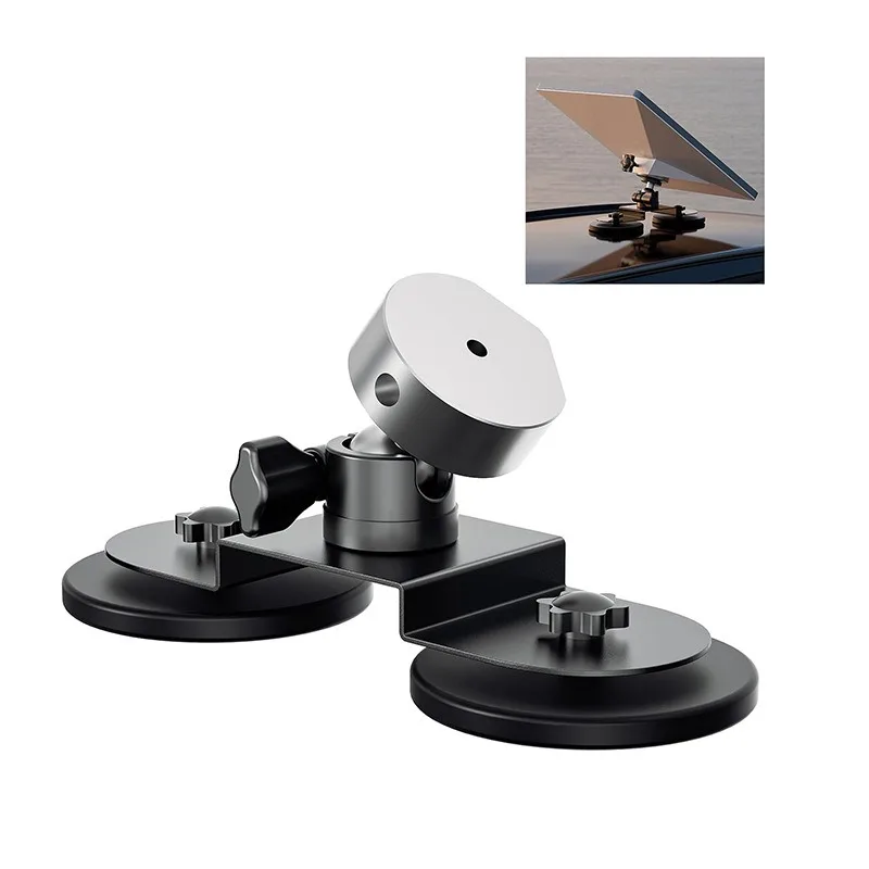 

Magnetic Car Bracket with Adjustable Angle Black Metal Roof Bracket Roof/RV/truck/marine Accessories